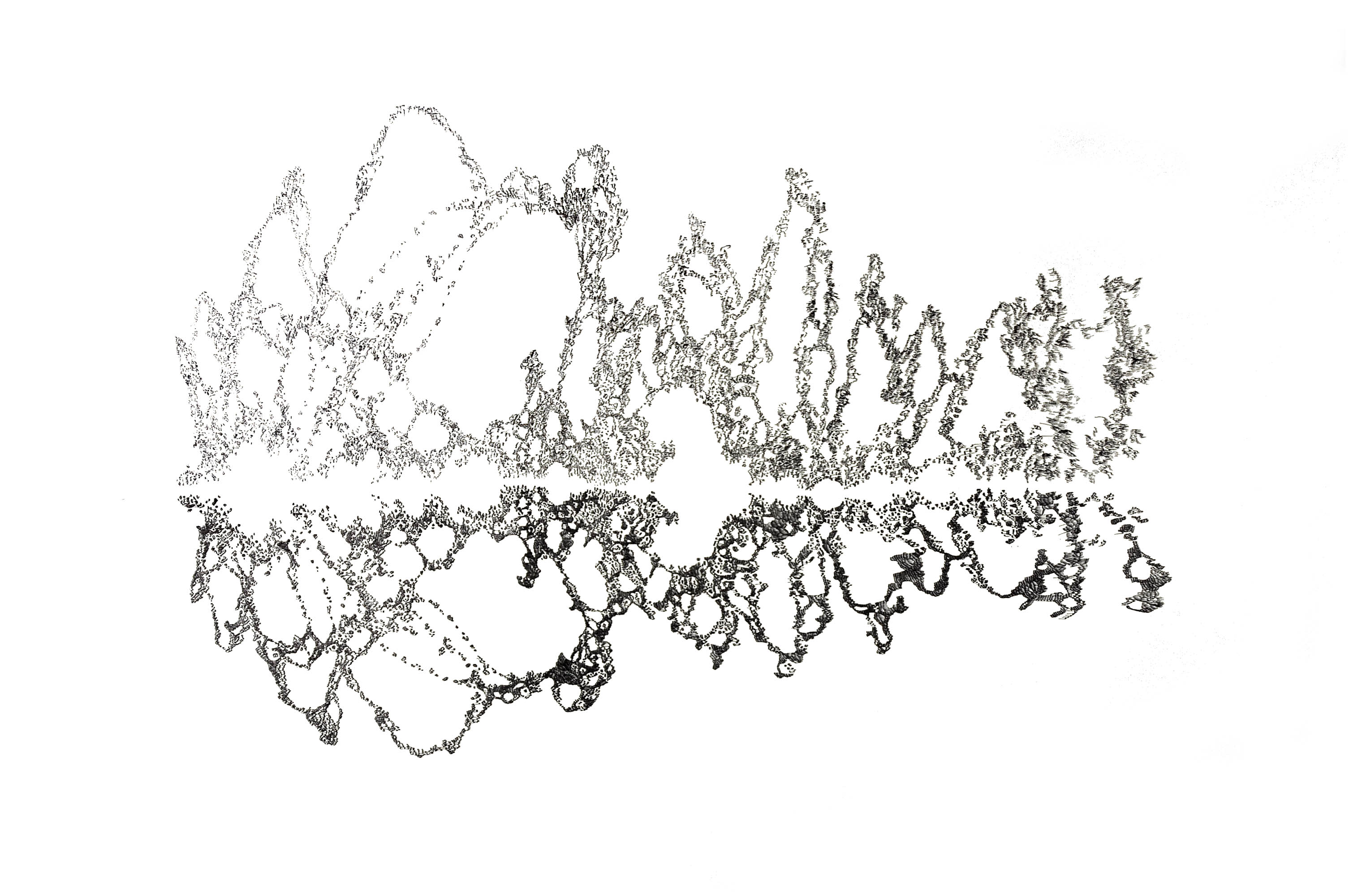 Zeichnung HEMISPHÄREN von Viktoria Strecker, Ansicht 1